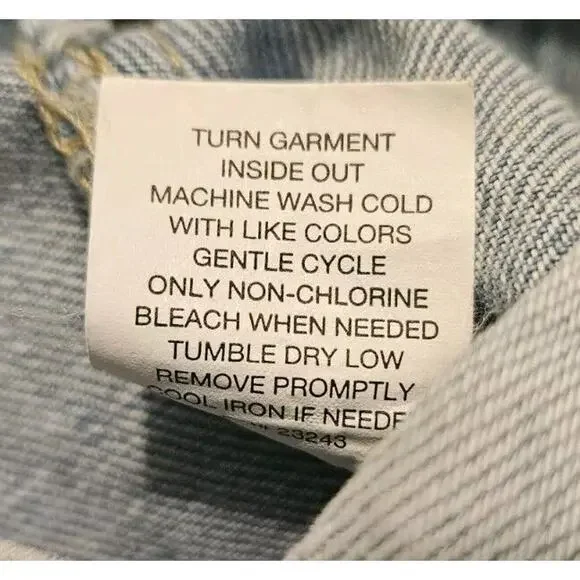 Happy X Nature Kate Hudson NWT Glide Light Wash Denim Midi Dress Size 2 Pockets - Picture 10 of 10